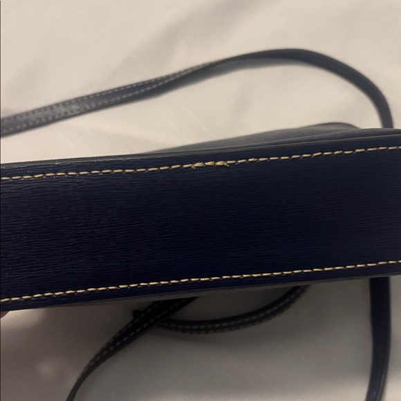 Dooney & Bourke Navy Saffiano Leather East/West Pocket Crossbody Durable - Picture 4 of 14